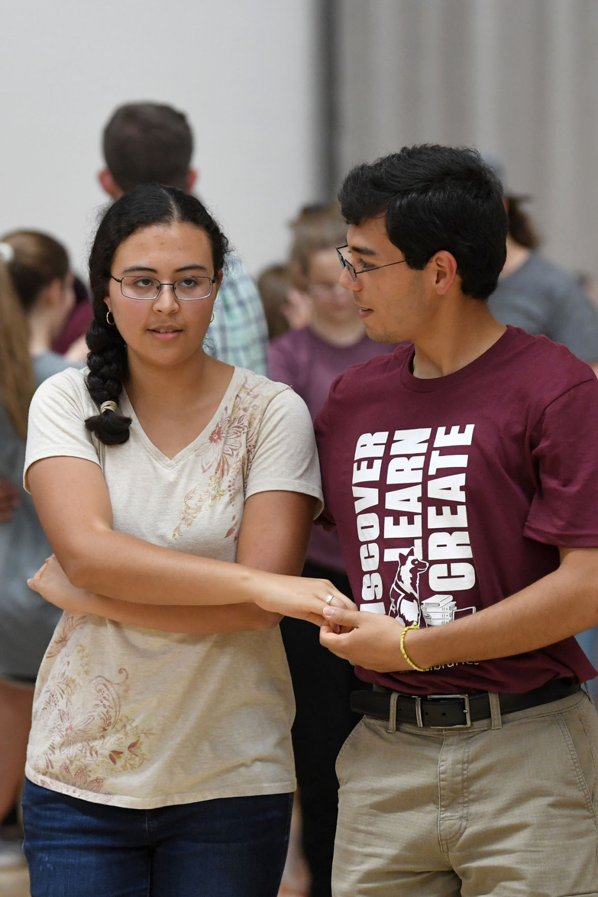 Aggie Wranglers dance lesson